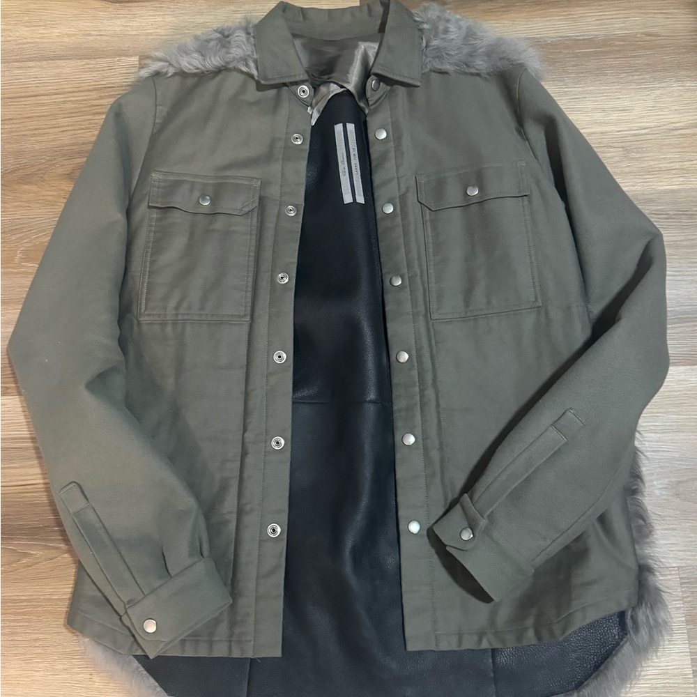 Rick Owens FW19 ‘LARRY’ GORILLA BACK OVERSHIRT